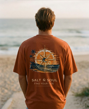 SaltTee Kompass – Oversize Beach Shirt
