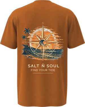 SaltTee Kompass – Oversize Beach Shirt