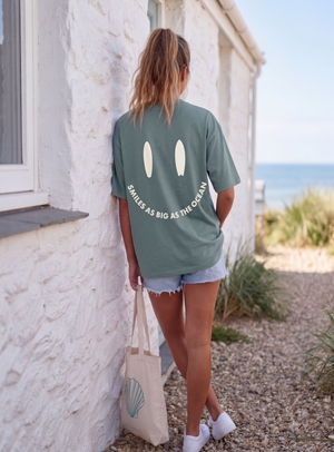SaltTee Smile – Heavy Oversized shirt
