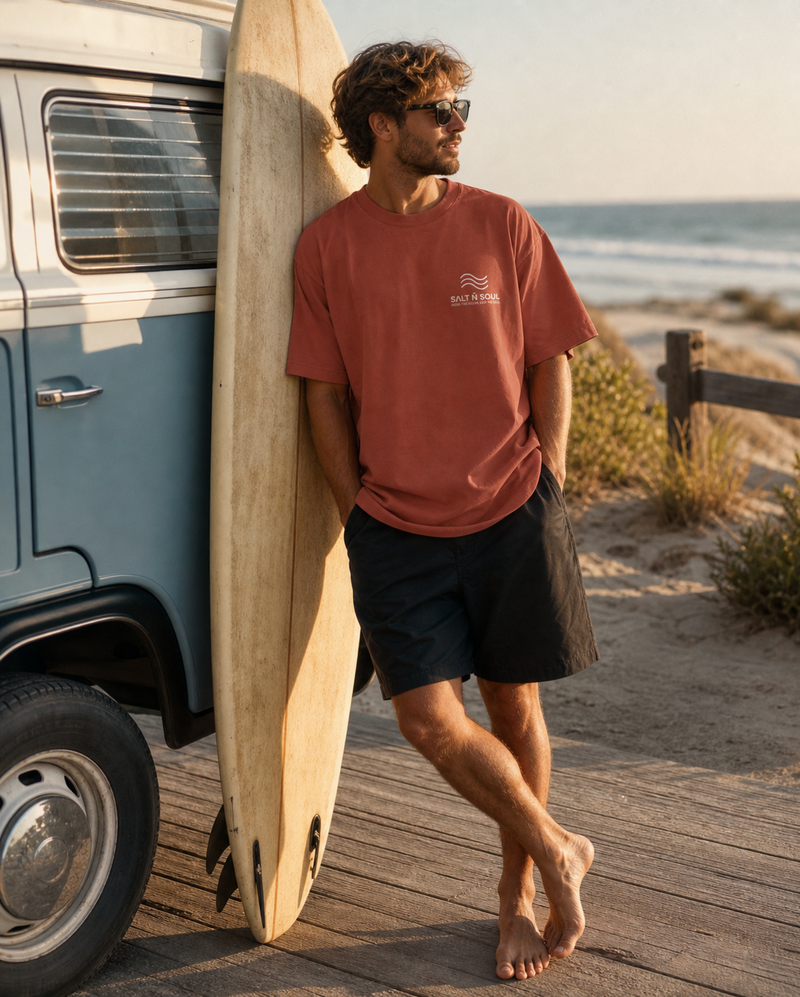 SaltTee Smile – Heavy Oversized shirt
